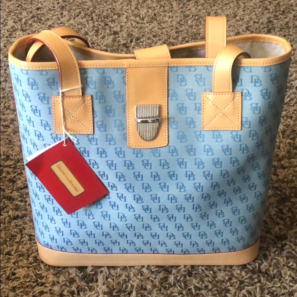 Rooney And Bourke medium shopper blue logo
